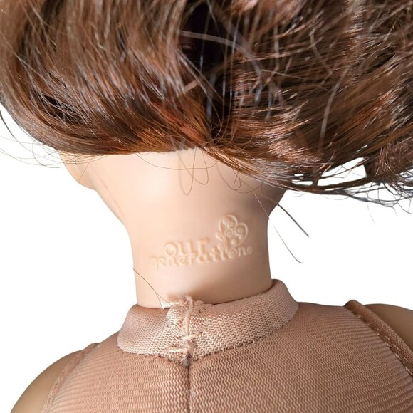 Our Generation Doll Auborn Hair Brown Eyes and Freckles 18" Sleep Wake JJ3824 - Picture 5 of 12